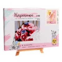 Картина по номерам на холсте с подрамником «Балерина» 20х30 см