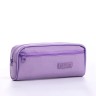 Косметичка-пенал на молнии с карманом, Style, сиреневая