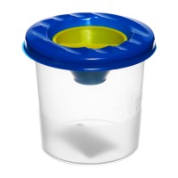 Стакан - непроливайка для рисования Calligrata, 210 мл, с заглушкой, МИКС