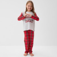 Пижама детская KAFTAN "X-mas" размер 30 (98-104 см)