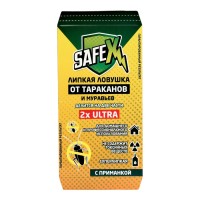 Средство от тараканов SAFEX, клеевая ловушка-домик, двойная, 1 шт.
