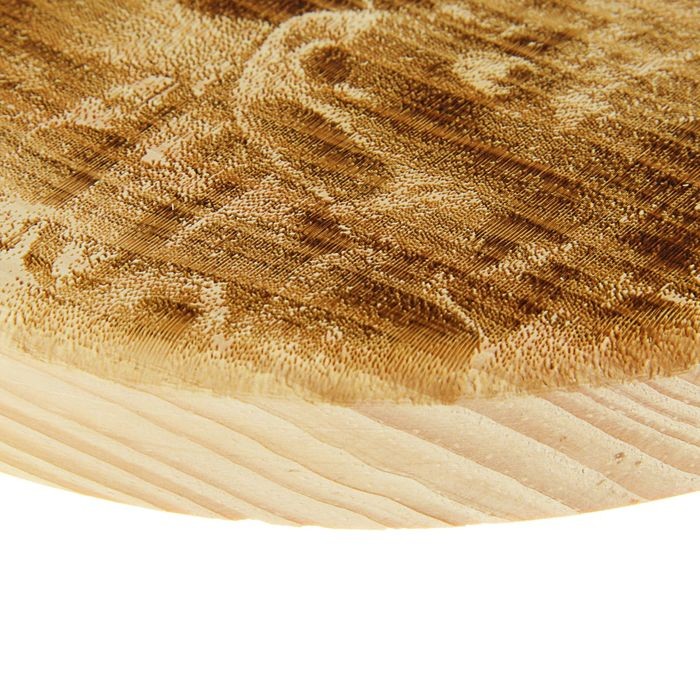 Доска из массива кедра «Медведь», круглая, 18 × 18 см Доска из массива кедра «Медведь», круглая, 18 × 18 см