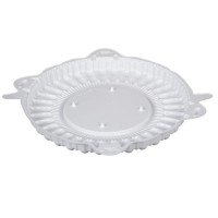 Контейнер для торта Т-225ДШ (М), круглый, цвет белый, размер 22,8 х 22,8 х 2 см