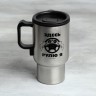 Термокружка с подогревом от прикуривателя «Здесь рулю я», 450 мл, сохраняет тепло 3 ч