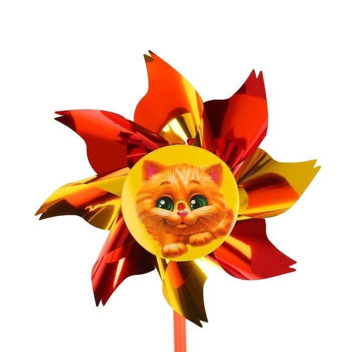 Ветерок с фольгой «Котёнок», 36 см
