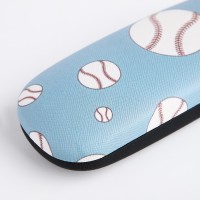 Футляр для очков, 16 х 3,8 х 6 см, цвет голубой