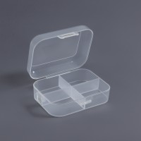 Органайзер для хранения мелочей, 4 секции, 12×9×4.5 см, прозрачный