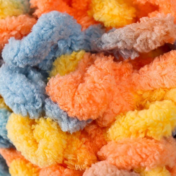 Пряжа "Puffy color" 100 % микрополиэстер 9м/100г  (6314)