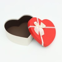 Набор подарочных коробок сердце 3 в 1, «Белый бант», 22×20×9; 19×17×7.5; 16×13.5×6 см