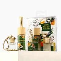 Диффузор ароматический палочки «Счастья в Новом году», набор 2 шт, аромат цитрус