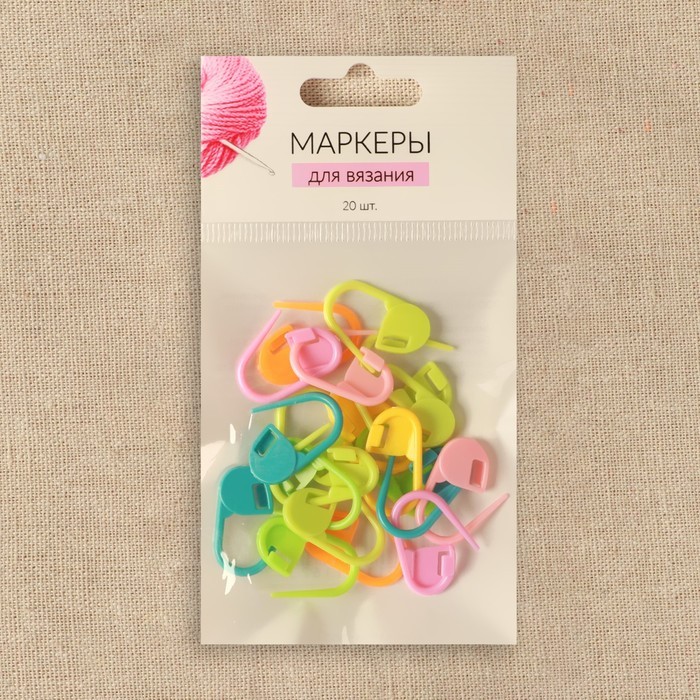 Набор маркеров для петель, 20 шт, цвет разноцветный