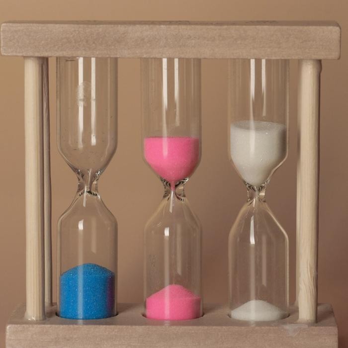 Песочные часы "Лагос", на 1,3,5 минут, 9 х 3 см, микс