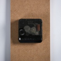 Часы настенные, на холсте, серия: Цветы, "Розовые герберы", 40х76  см