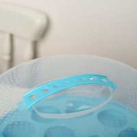 Тортовница с крышкой, d=28 см, съёмная подставка для пирожных, цвет МИКС