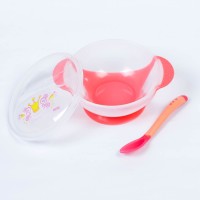 Тарелка M&amp;B «Наша принцесса» 350 мл, на присоске, в наборе крышка, ложка, розовая