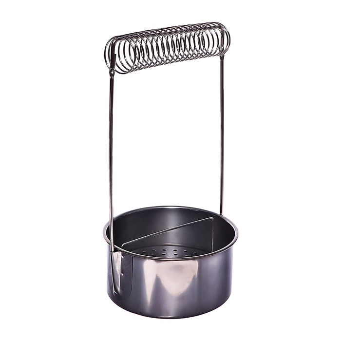 Кистемойка для художественных кистей, металлическая, с держателем, высота 4,9 см Кистемойка для художественных кистей, металлическая, с держателем, высота 4,9 см