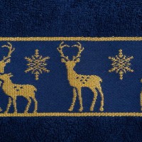 Полотенце махровое "Олени" 30х60 см, 100% хлопок, 360гр/м2 69