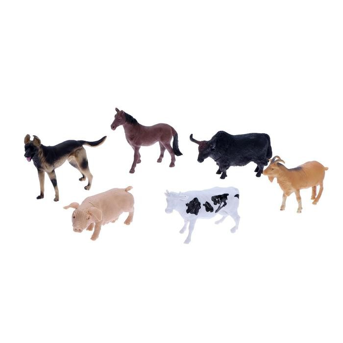 Набор домашних животных «Ферма», 6 штук