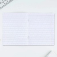 Тетрадь 12 листов в косую линейку, А5, на скрепке, блок №1 «Учись на 5+» МИКС