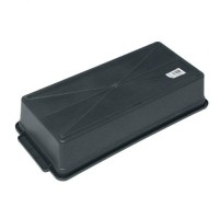 Ящик для рассады, 45 × 21 × 9.5 см, с ручками, 5 л., чёрный, «Урожай-6»