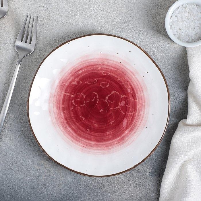 Тарелка Доляна «Космос», d=19 см, цвет зелёный