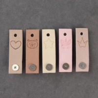 Набор бирок с кнопкой «Детский», 5 видов, 5 × 1,5 см, 10 шт, цвет разноцветный