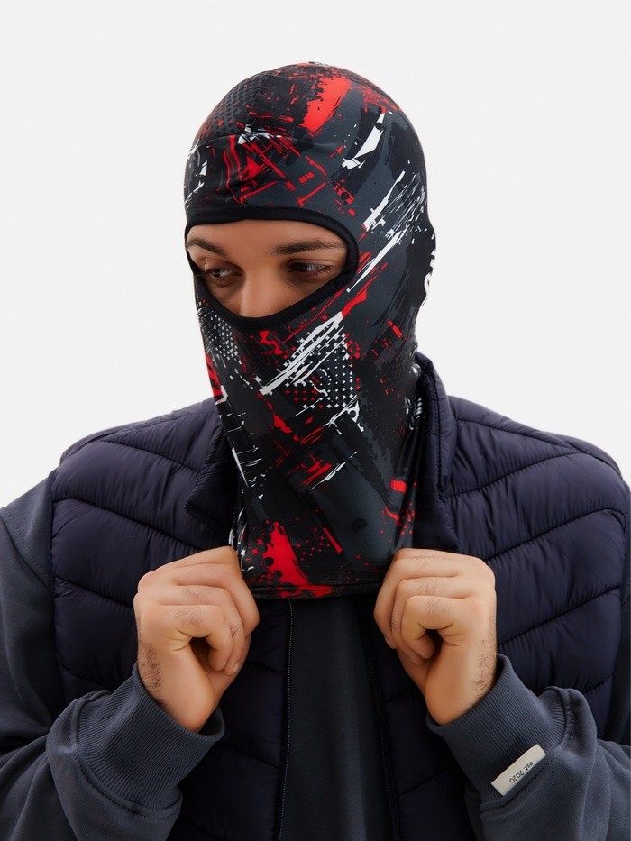 Маска-балаклава Crazy, размер универсальный, чёрная