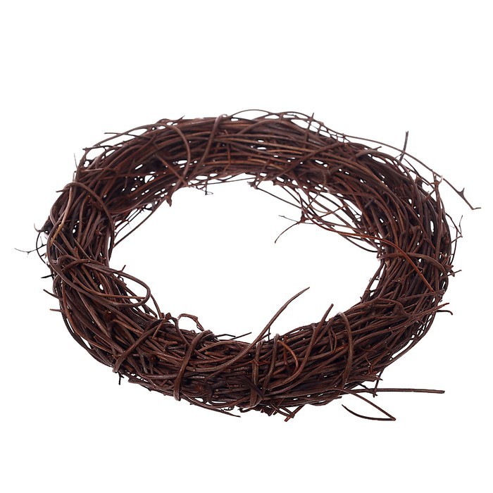Папоротник сухой, венок — 10 см