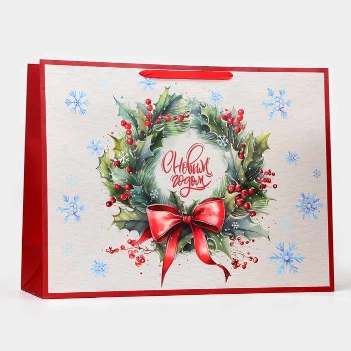 Пакет ламинированный «Венок», XXL 46×61×20 см