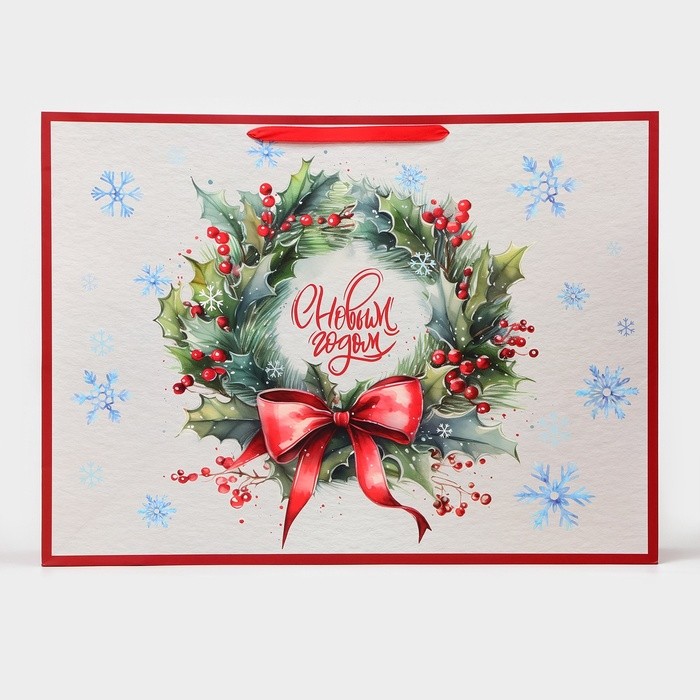 Пакет ламинированный «Венок», XXL 46×61×20 см