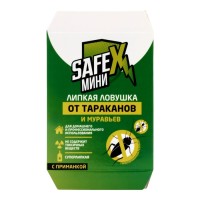 Средство от тараканов SAFEX, клеевая ловушка-домик, мини,1 шт.