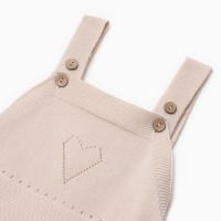 Комбинезон детский вязаный MINAKU, рост 86-92, бежевый