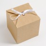 Коробка складная крафт, 10×10×10 см