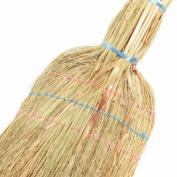 Веник узбекский из сорго 3-х прошивной, большой, 83-93 см, ручная работа