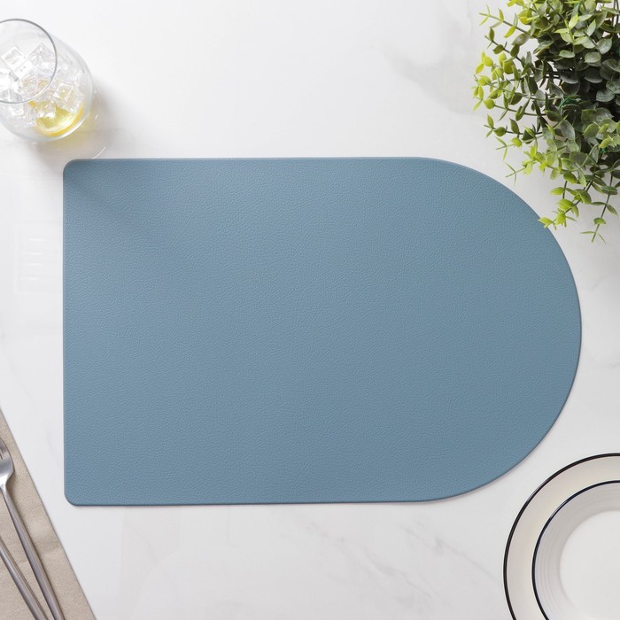 Салфетка сервировочная на стол «Тэм», 45×29,5 см, цвет винный