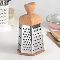 Тёрка шестигранная «Деревенька», 22×13 см