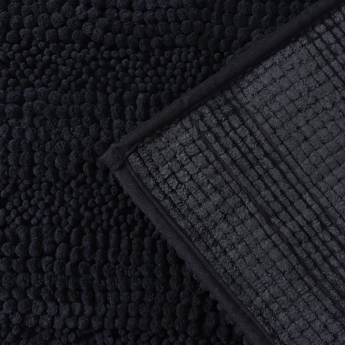 Коврик для дома LaDо́m, букли, плотность 1900 г, 50×80 см, графитовый