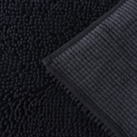 Коврик для дома LaDо́m, букли, плотность 1400 г, 50×80 см, графитовый