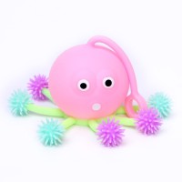 Ёжка «Медуза», резиновый, световой, цвета МИКС