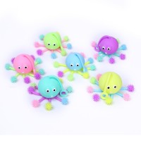 Ёжка «Медуза», резиновый, световой, цвета МИКС