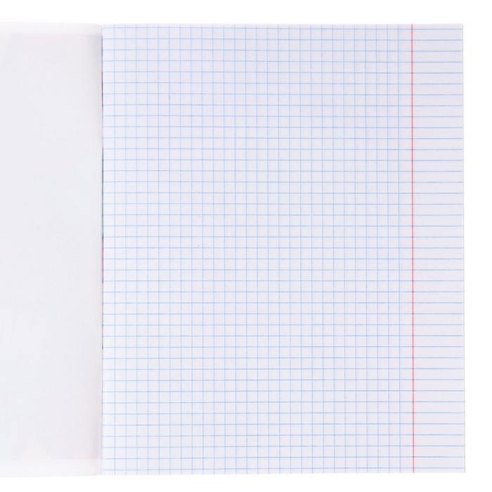 Тетрадь 12 листов, клетка,  "Единорог", 4 вида  МИКС, Минни Маус