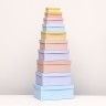 Набор подарочных коробок 10 в 1 «На рассвете», 30.5×20×13 - 12×6.5×4 см