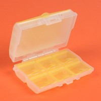 Таблетница «Комбо», 9×7×3.5 см, 7 секций, цвет МИКС