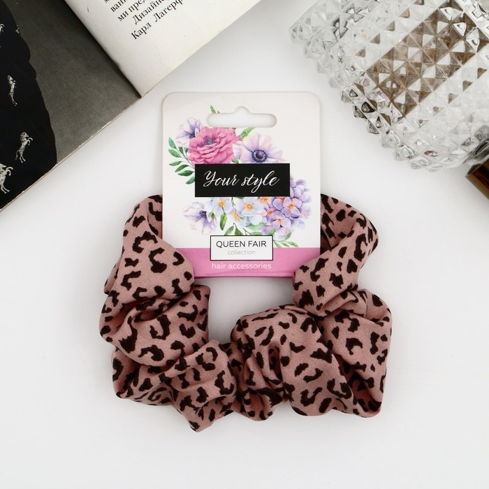 Резинка для волос "Орбита" элит пятнышки, 8 см, микс