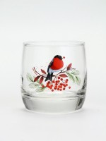 Стакан новогодний «Снегирь», 310 мл