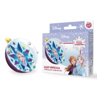 Ёлочный шар - фреска своими руками на новый год «Холодное сердце», набор для творчества