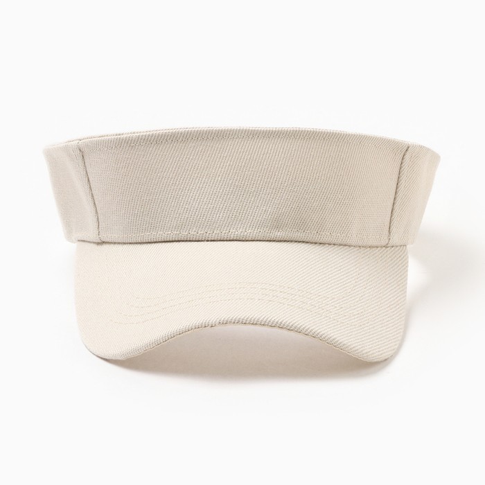 Козырек женский MINAKU, цвет молочный, р-р 58