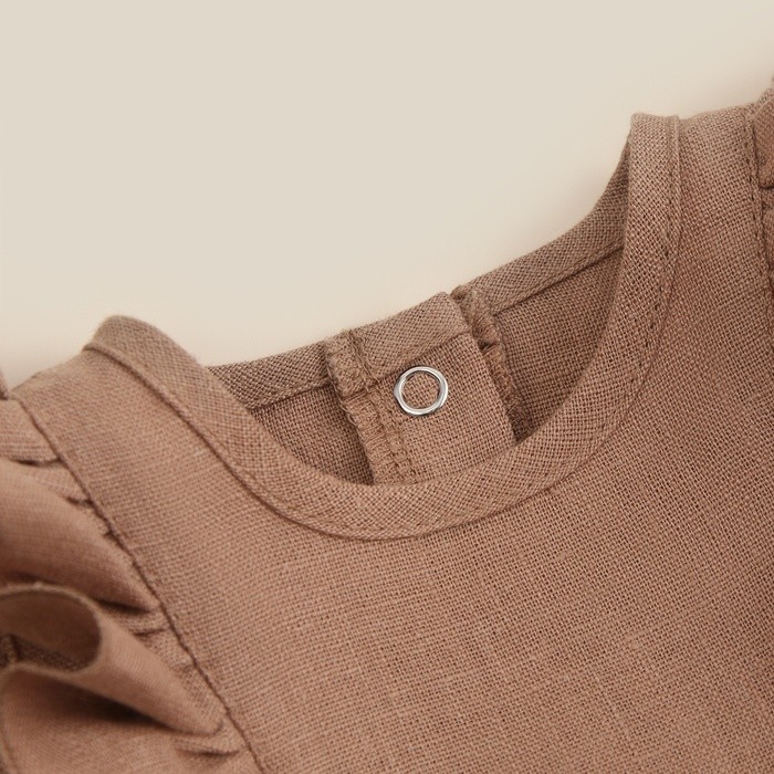 Боди детское SL HOME, рост 62-68 см, цвет кофейный Боди детское SL HOME, рост 62-68 см, цвет кофейный