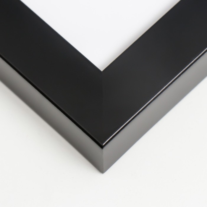 Фоторамка пластик Gallery 21х29,7 см, (A4) 641877, чёрный (пластиковый экран)