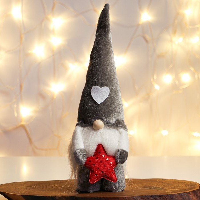 Игрушка «Прелестный гномик», 35см, светящийся в темноте